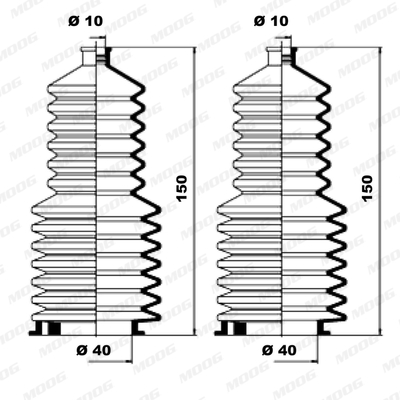 Fuelle de direccion MOOG K150121