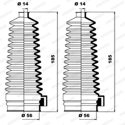 Fuelle de direccion MOOG K150144