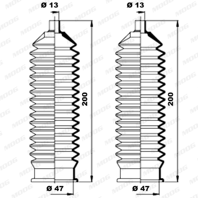 Fuelle de direccion MOOG K150193