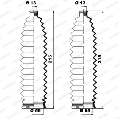 Fuelle de direccion MOOG K150228