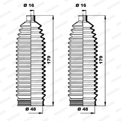 Fuelle de direccion MOOG K150231