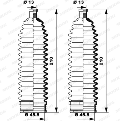 Fuelle de direccion MOOG K150234