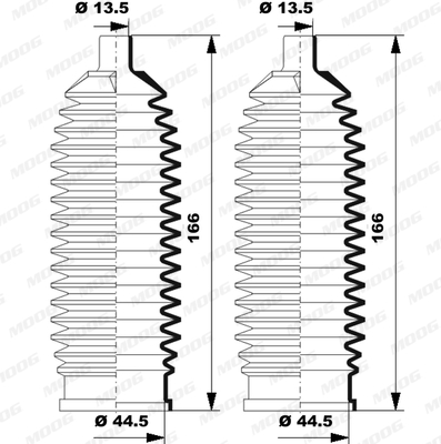 Fuelle de direccion MOOG K150245