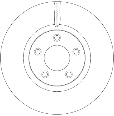 Juego de 2 discos de frenos TRW DF6490S