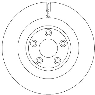 Juego de 2 discos de frenos TRW DF6816S