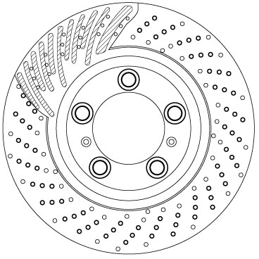 Juego de 2 discos de frenos TRW DF6821S