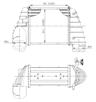 Intercooler NRF 309040