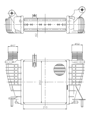 Intercooler NRF 309043