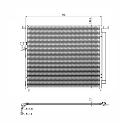 Condensador NRF 350425