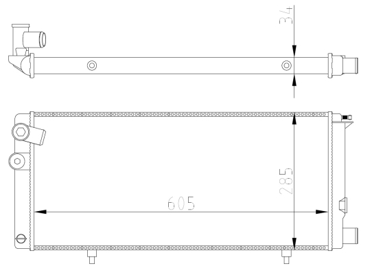 Radiador NRF 54628A