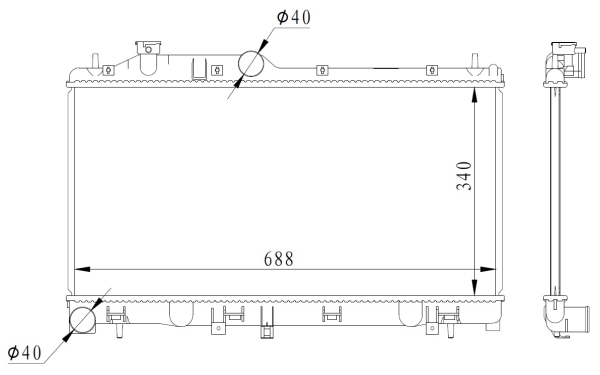 Radiador NRF 59116