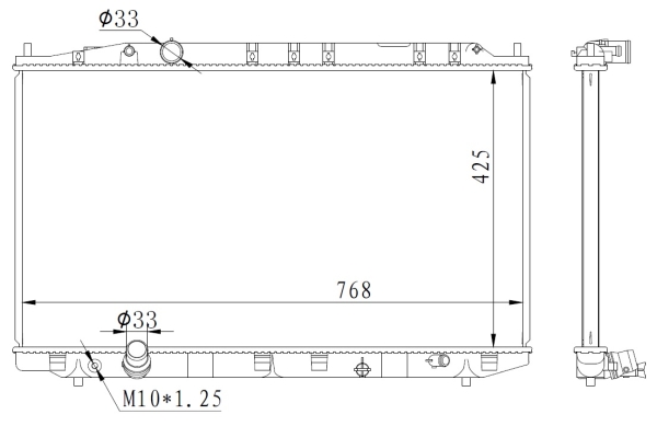 Radiador NRF 59225