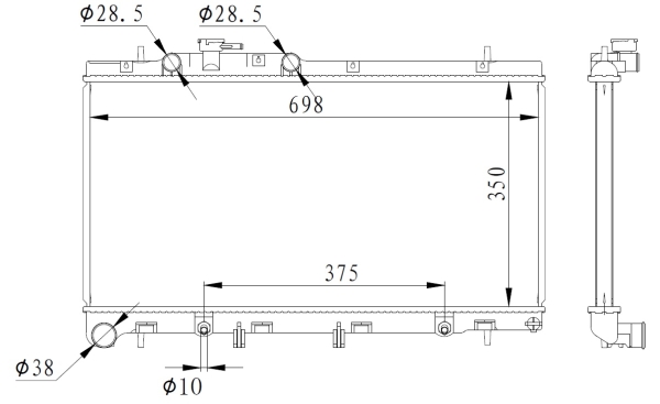 Radiador NRF 59227