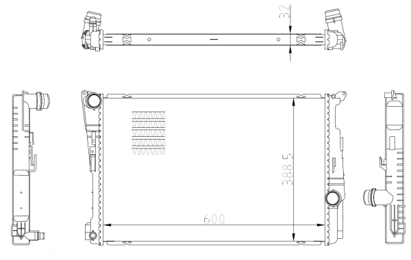 Radiador NRF 59228