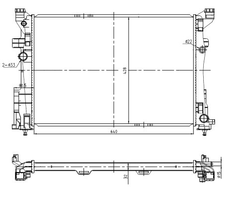 Radiador NRF 59239