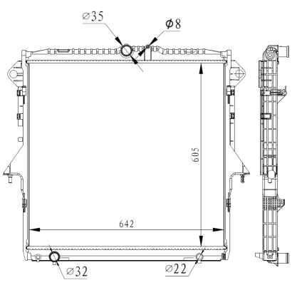 Radiador NRF 59261