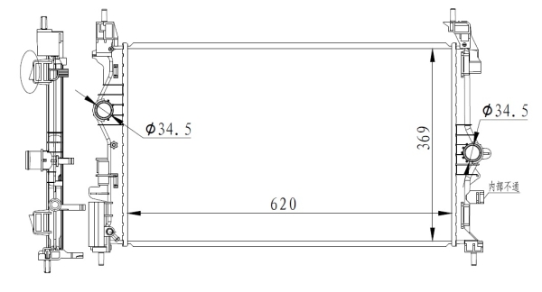 Radiador NRF 59265