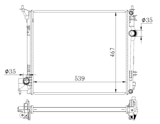 Radiador NRF 59271