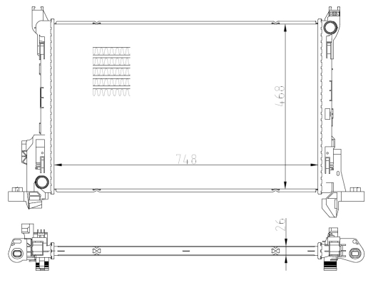 Radiador NRF 59295