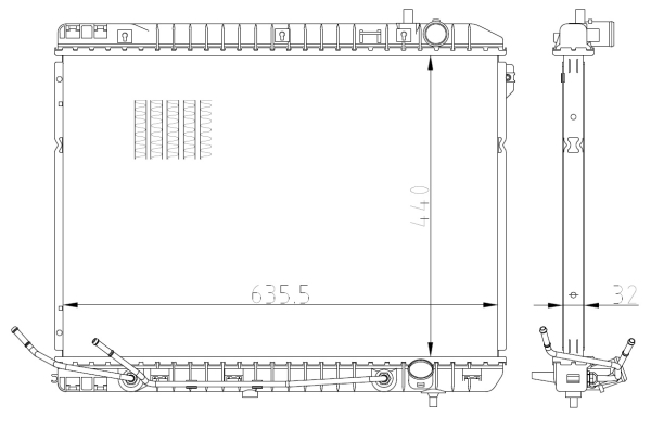 Radiador NRF 59297