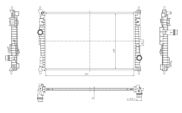 Radiador NRF 59302