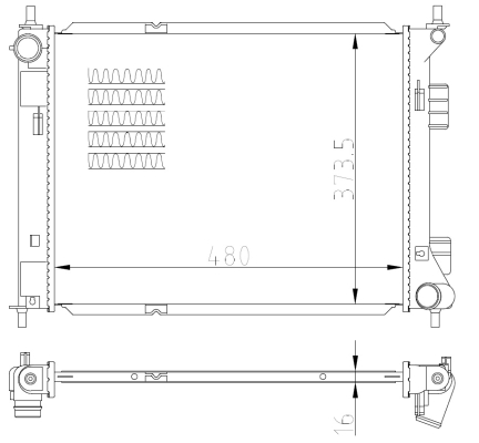 Radiador NRF 59315