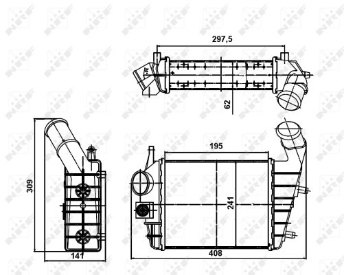 Intercooler NRF 30123A