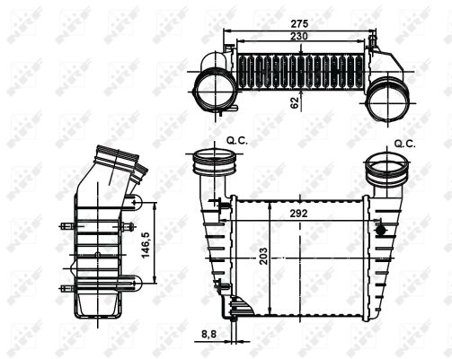 Intercooler NRF 30138A