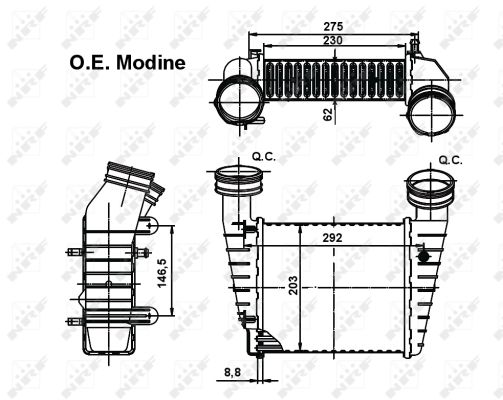 Intercooler NRF 30138