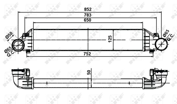 Intercooler NRF 30161A