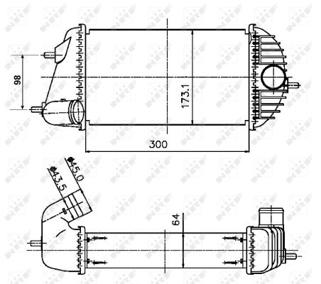 Intercooler NRF 30246