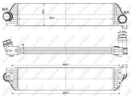 Intercooler NRF 30358