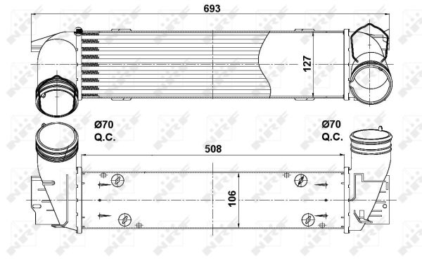 Intercooler NRF 30386