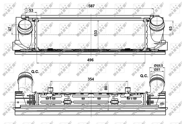 Intercooler NRF 30482