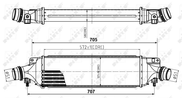 Intercooler NRF 30780