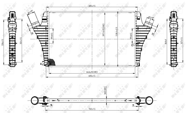 Intercooler NRF 30858