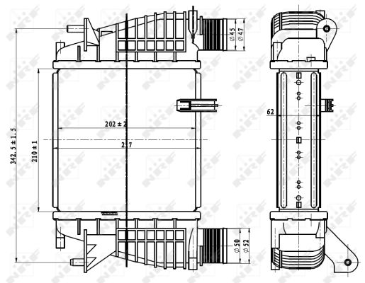 Intercooler NRF 30866