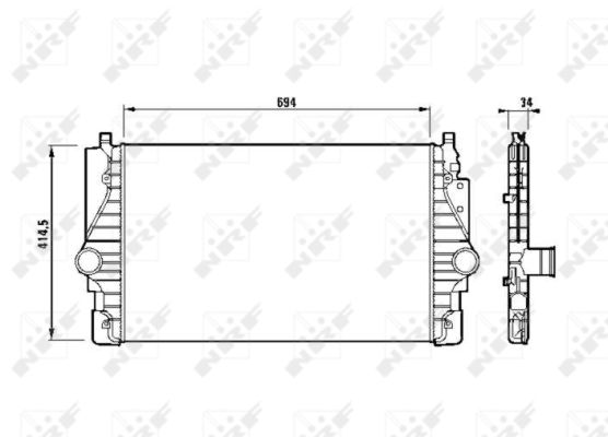 Intercooler NRF 30873