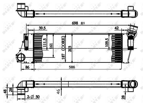 Intercooler NRF 30899