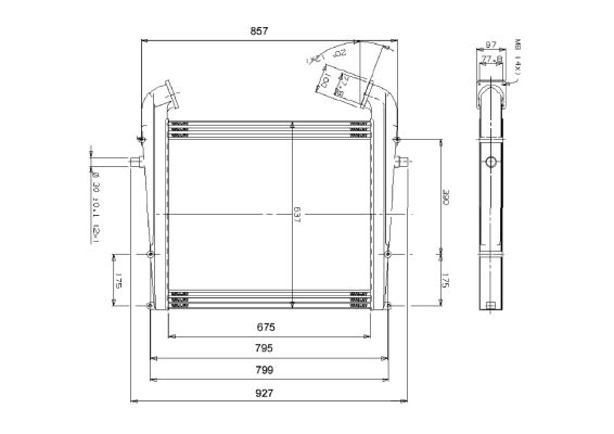 Intercooler NRF 309001