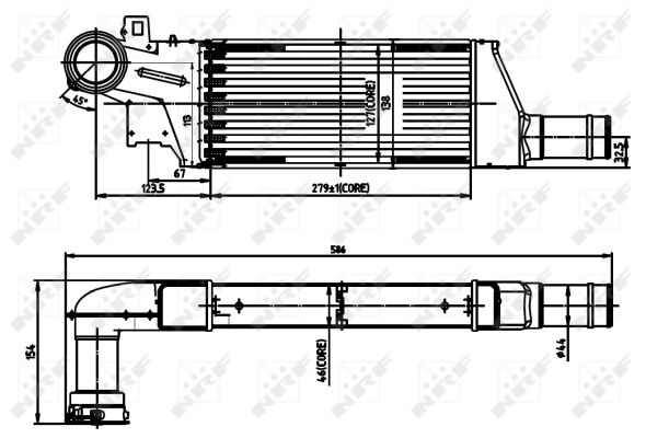 Intercooler NRF 30903