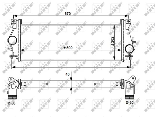 Intercooler NRF 30910