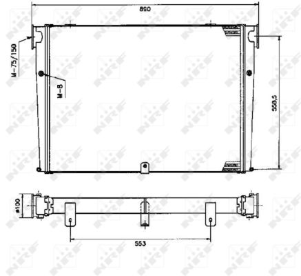 Intercooler NRF 309345