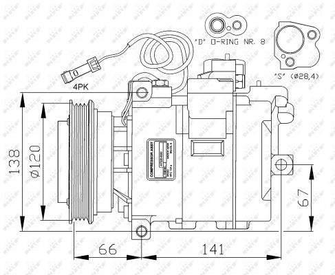 Compresor NRF 32104G