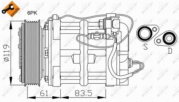 Compresor NRF 32108