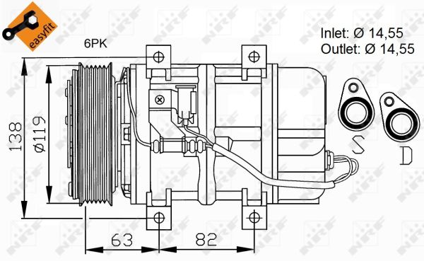 Compresor NRF 32109