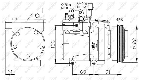 Compresor NRF 32200G