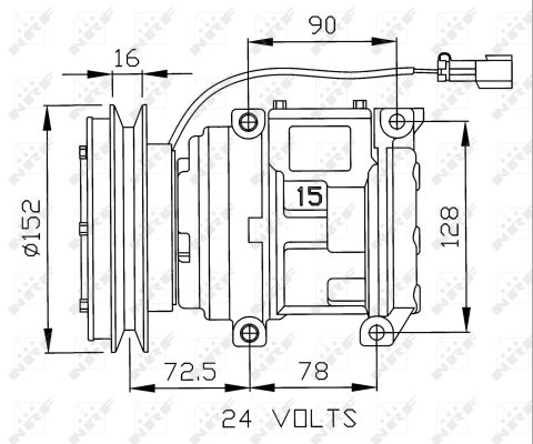 Compresor NRF 32243G