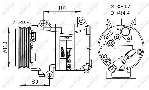 Compresor NRF 32252G