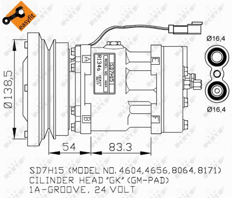 Compresor NRF 32281G